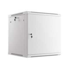 Dulap rack 19" perete 12u / 600x600 pentru auto-asamblare, ușă metalică, gri  (flat pack),  Cabinete metalice | electropc.ro