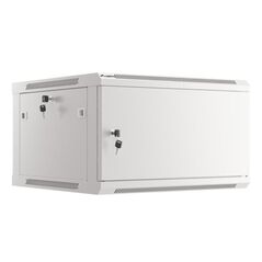 Dulap rack de perete 19", 6u, 600x600 mm, usa metalica, gri,,  Cabinete metalice | electropc.ro