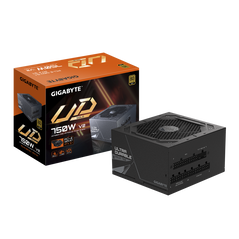 Gigabyte ud750gm pg5 v2. total power: 750 w, ac input voltage: 100 - 240 v, ac input frequency: 50/60 hz. motherboard power connector: 20+4 pin atx, motherboard power cable length: 61 cm, sata power cable length: 150,600 mm. purpose: pc, power supply unit,  Surse PC | electropc.ro