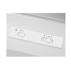 Hota traditionala electrolux efu216w, eficienta energetica: d, putere maxima de absorbtie: 272 m3/h, nivel zgomot putere maxima: 71db, trepte viteza: 3, culoare: alb,  Hote decorative | electropc.ro