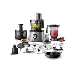 Hr7778/00 food processor ink black / met,  Roboti de bucatarie | electropc.ro