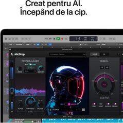 Macbook pro 14.2"/apple m5 (cpu 10-core, gpu 10-core, neural engine 16- core)/24gb/512gb - silver - int kb (no adapter) - 2025 (cto from mde44ro/a),  Laptopuri | electropc.ro