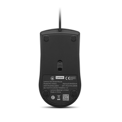 Mouse cu fir lenovo 120; 1600dpi; conectivitate: usb-a; senzor optic; numar de butoane: 3; greutate: 90g; lungimea cablului: 1.5m; compatibil cu windows 10 home single language 64, windows 11; culoare: negru,  Mouse | electropc.ro
