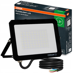 Proiector led osram lux, 50w, 220-240v, 4500 lm, lumina neutra (4000k), ip65, negru,  Proiectoare | electropc.ro