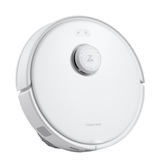 Robot de aspirare roborock qrevo curv, aspirator, mop si statie inteligenta de golire automata, 66w, lidar, 18500 pa, baterie 5200mah, mop rotativ. filtru epa e11, alb,  Aspiratoare | electropc.ro