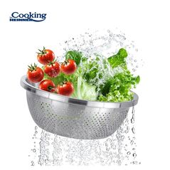 Strecuratoare inox 24 cm, ada, cooking by heinner,  Strecuratori | electropc.ro