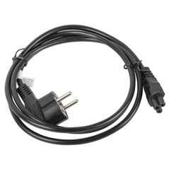 Cablu alimentare cee 7/7 („mickey”)  iec 320 c5 1,8 m vde negru,  Cabluri periferice | electropc.ro