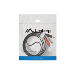 Cablu audio jack 3,5 mm (tată) 3 pini → 2 x rca (tată), 1,5 m,  Cabluri periferice | electropc.ro