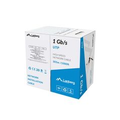 Cablu lan 1 gb/s 305 m solid cca negru,  Cabluri periferice | electropc.ro