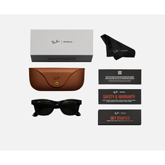 Rayban meta wayfarer shiny black/green,  Gadgeturi | electropc.ro