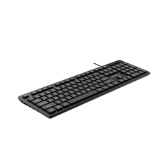 Tastatura serioux cu fir, interfata usb, 104 taste, material abs, us layout, lungime cablu 1.5m pvc, dimensiuni 429*128*20mm; 416g, negru,  Tastaturi | electropc.ro