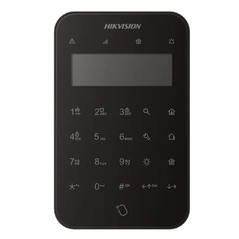 Tastatura wireless lcd ax pro hikvision ds-pk1-lt-we/bk, 868mhz two-way tri-x wireless technology; distanta comunicare rf : 1200m camp deschis; stay/away arm, disarm, silent alarm, output control; complet configurabil la distanță prin app; baterii: 4 x cr,  Centrale si tastaturi | electropc.ro