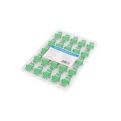 Adaptor fibră optică sm sc/apc simplex, capace transparente, 25 buc.,  Cabluri periferice | electropc.ro