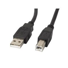 Cablu usb-a(m)  usb-b(m) 2.0 5 m negru cu ferită,  Cabluri periferice | electropc.ro