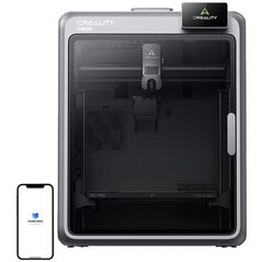 Creality k2 pro fdm 3d printer, tehnologie: fdm, volum printare: 300 x 300 x 300mm, dimensiuni produs: 445 × 477 × 573 mm, 23.7kg, viteza printare: 600 mm/s, accelerare: 20.000 mm/s, temperatura duza max: 300 ° c, motoare step-servo, temperatura max platf,  Imprimante 3D | electropc.ro