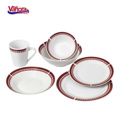 Farfurie adanca port 20 cm, traditional, vanora home,  Farfurii & Boluri de Servire | electropc.ro
