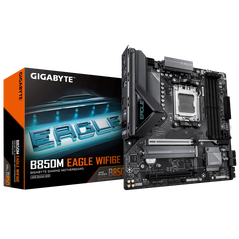 Gigabyte b850m eagle wifi6e. processor manufacturer: amd, processor socket: socket am5, compatible processor series: amd ryzen 7000 series, amd ryzen 8000 series, amd ryzen 9000 series. supported memory types: ddr5-sdram, maximum internal memory: 256 gb, ,  Placi de baza | electropc.ro
