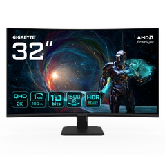 Gigabyte gs32qca. display diagonal: 80 cm (31.5"), display resolution: 2560 x 1440 pixels, hd type: quad hd, display technology: led, response time: 1 ms, native aspect ratio: 16:9, viewing angle, horizontal: 178Â°, viewing angle, vertical: 178Â°. vesa mo,  Monitoare LED | electropc.ro