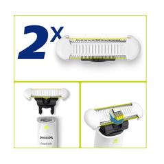 Lame de schimb philips oneblade intimate, unisex, 2 bucăți,  Accesorii | electropc.ro