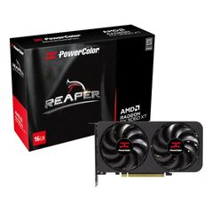 Placa video powercolor reaper amd radeon rx 9060 xt 16gb gddr6 128 bit, pcie 5.0, 1x hdmi 2x dp,  Placi video | electropc.ro