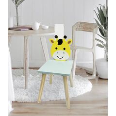 Scaun copii, mdf,design girafa, u-grow,  Mobilier camera copii | electropc.ro