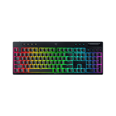 Tastatura mecanica wireless razer blackwidow v4 low profile hyperspeed, switch razer™ low-profile mechanical switches (yellow linear switch), 110 taste, iluminare razer™ chroma rgb, negru,  Tastaturi | electropc.ro