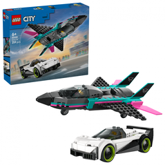 Avion cu reactie vs masina lego60489,  Seturi de constructie | electropc.ro