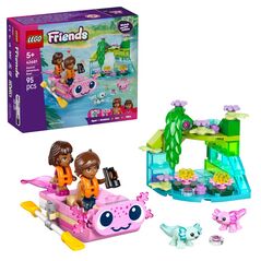 Barca-axolotl pentru aventuri lego42681,  Seturi de constructie | electropc.ro
