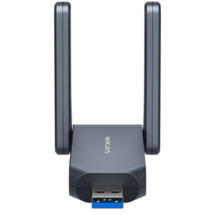 Be6500 high gain wi-fi 7 usb adapter speed: 688 mbps at 2.4 ghz + 2882 mbps at 5 ghz + 2882 mbps at 6 ghz spec: 2× high gain external antenna, usb 3.0, 4096-qam feature: wi-fi 7, mu-mimo, ofdma, beamforming, wpa3,  Routere Wireless | electropc.ro