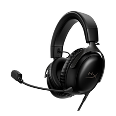 Casti gaming hyperx cloud iii black, dts headphone:x spatial audio, drivere 53mm, microfon detasabil cu metal mesh, noise cancelling si indicator led, jack 3,5mm/usb-c/usb-a, cupe cu spuma cu memorie, multiplatforma, negru,  Casti audio | electropc.ro