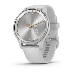 Garmin vivomove trend. display technology: lcd, display resolution: 254 x 346 pixels, touchscreen. gps (satellite). weight: 28.3 g. waterproof up to: 50 m, band material: silicone, band colour: grey,  SmartWatch-uri | electropc.ro