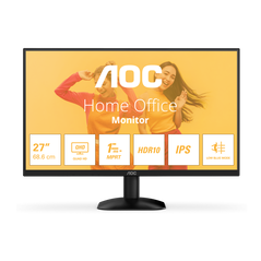 Monitor aoc 27" q27b35e, diagonal (inch): 27, diagonal (cm): 68, aspect ratio: 16:9, panel: ips, resolution: 2560x1440, refresh rate: 75hz, response time gtg: 4ms, response time mprt: 1ms, brightness (max): 300 cd/m², contrast (static) : 1500:1, contrast ,  Monitoare LED | electropc.ro