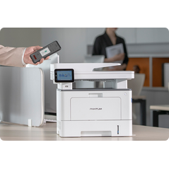 Multifunctional pantum bm5220adw mono, dimensiune a4, functi: printare, scanare, copiere, duplex automat, viteza printare: 42ppm, 1200x1200 dpi, limbaje printare: pcl5e, pcl6, ps, gdi, procesor: 1.2 ghz, memorie: 1gb ram, touchscreen 3.5", nfc, viteza cop,  Multifunctionale laser | electropc.ro