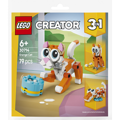 Pisica portocalie  lego30714,  Seturi de constructie | electropc.ro