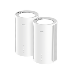 Router mesh cudy m11000, wi-fi 7,  tri-band (2,4 ghz / 5 ghz / 6 ghz), alb, 116x116x202mm, set 2 buc.,  Routere Wireless | electropc.ro