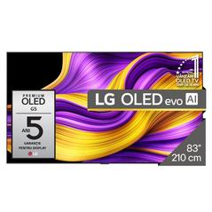 Televizor oled evo smart lg 83g51lw, 4k, hdr, 210cm,  Televizoare | electropc.ro