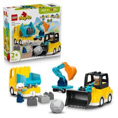 Vehicule de constructii 3 in 1  lego10475,  Seturi de constructie | electropc.ro