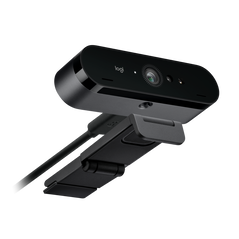 Logitech brio 4k. megapixel (approx.): 13 mp, maximum video resolution: 4096 x 2160 pixels, camera hd type: 4k ultra hd. interface: usb, product colour: black, mounting type: clip/stand. windows operating systems supported: windows 10, windows 11, mac ope,  Camere Web | electropc.ro