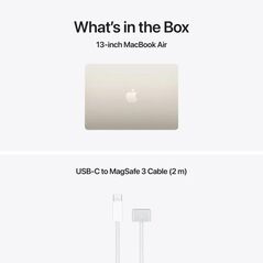 Macbook air 13.6" retina/apple m5 (cpu 10-core, gpu 8-core, neuralengine16-core)/16gb/512gb - starlight - int kb (no adapter) - 2026,  Laptopuri | electropc.ro