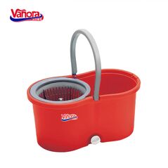 Set curatenie cu mop rotativ, clean360, rosu,  Maturi & Mopuri & Galeti | electropc.ro