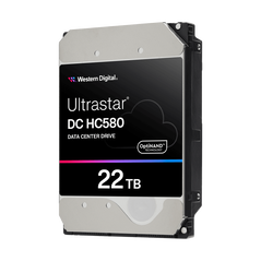 Western digital ultrastar dc hc580. hdd capacity: 22 tb, hdd speed: 7200 rpm, storage drive buffer size: 512 mb, hdd size: 3.5", interface: serial ata,  Hard Disk-uri server | electropc.ro