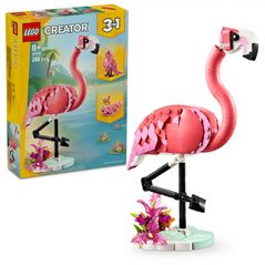 Animale salbatice: flamingo roz, lego 31170,  Seturi de constructie | electropc.ro