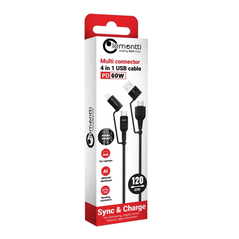 Cablu audio lemontti usb a&c-usb-c, material: aliaj aluminiu, nailon impletit, lungime 1,2m, - iesire usb-a la usb-c: 5v/2a max 10w,  iesire usb-a la lightning: 5v/2.4a, iesire usb-c la lightning: 5v/3a 9v/2a 12v/1.5a 15v/2a 30w max, iesire usb-c la usb-c,  Cabluri periferice | electropc.ro