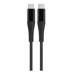 Cablu lemontti bending aluminum type-c la type-c, fast charge, pd 60w, 2m, negru,  Cabluri periferice | electropc.ro