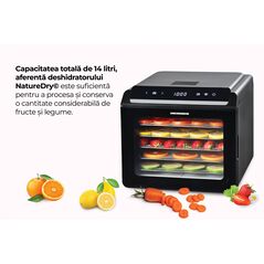 Deshidrator fructe si legume heinner naturedry hfd-kd600bk,  Deshidratoare | electropc.ro