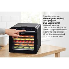 Deshidrator fructe si legume heinner naturedry hfd-kd600bk,  Deshidratoare | electropc.ro