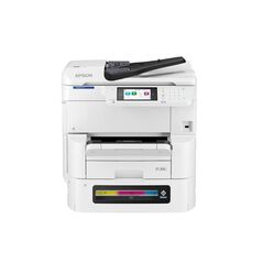Epson workforce pro em-c8100rdwf a3+ color inkjet mfp, functii: imprimare, scanare, copiere, fax, tehnologie rips, cap de imprimare precisioncore™, 800 duze negru, 800 duze per culoare, durabrite™ pro, viteza printare: 35ppm mono, 35ppm color, duplex, rez,  Imprimante Inkjet | electropc.ro