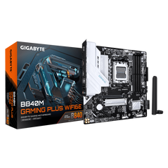 Gigabyte b840m gaming plus wifi6e. processor manufacturer: amd, processor socket: socket am5, compatible processor series: amd ryzen  7000 series, amd ryzen 8000 series, amd ryzen 9000 series. supported memory types: ddr5-sdram, maximum internal memory: 2,  Placi de baza | electropc.ro