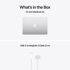 Macbook air 13.6" retina/apple m5 (cpu 10-core, gpu 10-core, neuralengine16-core)/24gb/512gb - silver - int kb (no adapter) - 2026 (cto from mdh74ro/a),  Laptopuri | electropc.ro