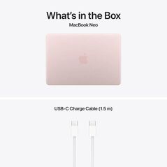 Macbook neo 13" retina/apple a18 pro (cpu 6-core, gpu 5-core, neuralengine16-core)/8gb/256gb - blush - int kb (no adapter) - 2026,  Laptopuri | electropc.ro